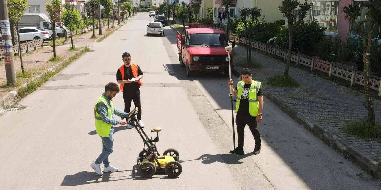 Giresun Belediyesi altyapının röntgenini çekiyor