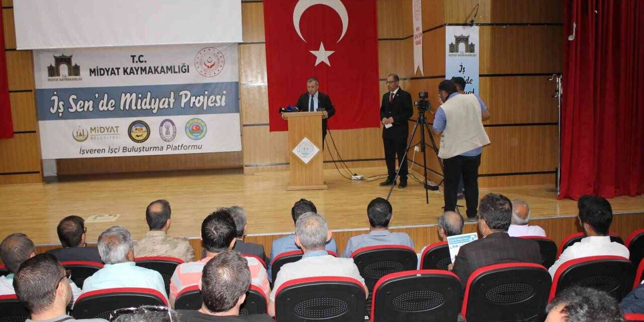 Midyat’ta “İş sende projesi” tanıtımı
