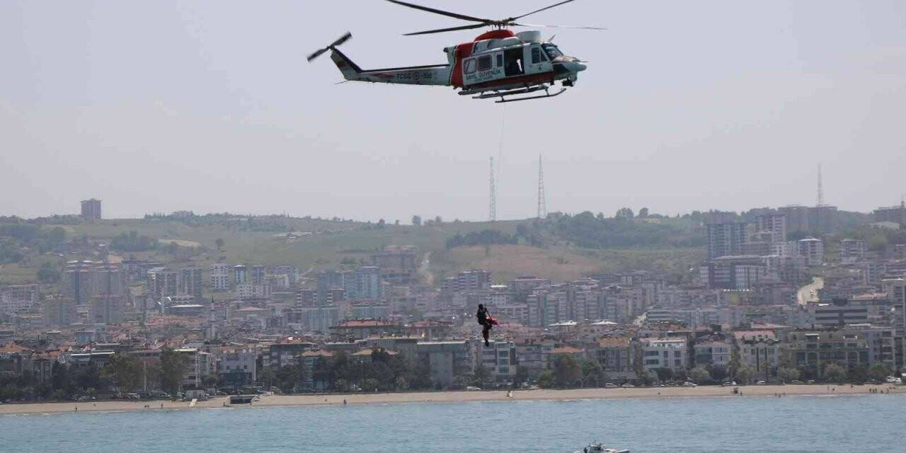 Sahil Güvenlik’ten nefes kesen kurtarma tatbikatı