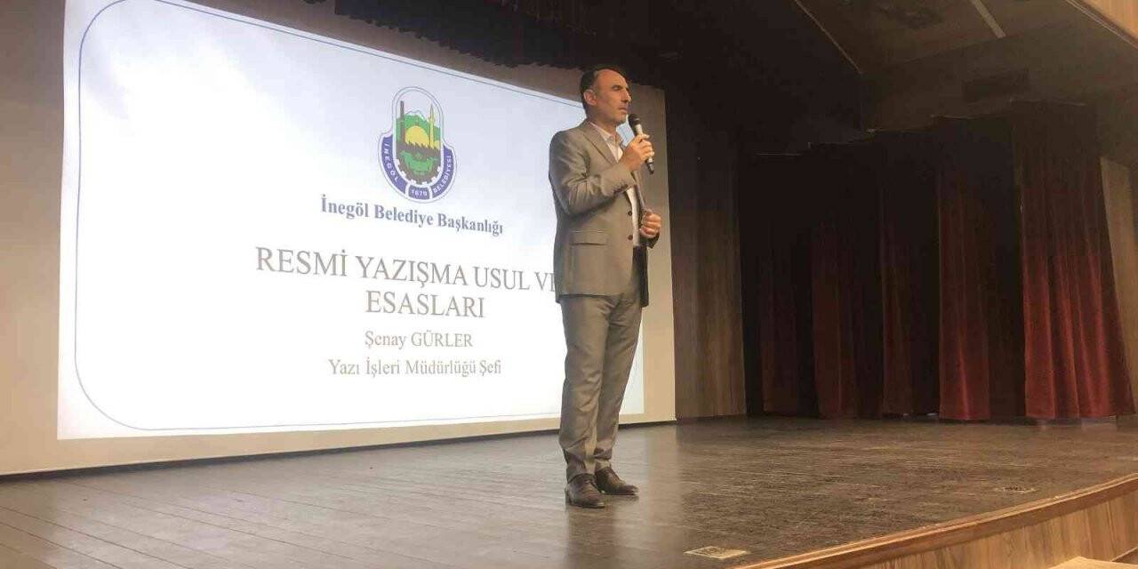 İnegöl Belediyesi’nde kurum içi eğitimler sürüyor