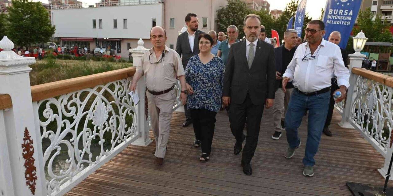 Bursa Ayvalıdere’ye estetik yaya köprüleri