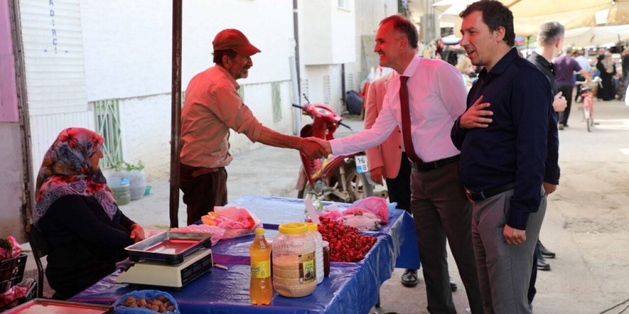 İnegöl Pazartesi Pazarında trafik sorunu çözüldü