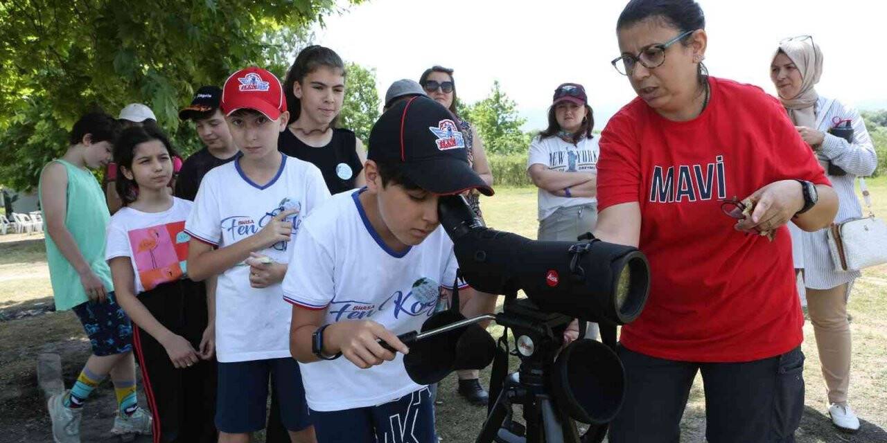 Nilüfer’in ‘İklim Sözcüleri’ biyolojik çeşitlilik ve yaban hayatını öğrendi