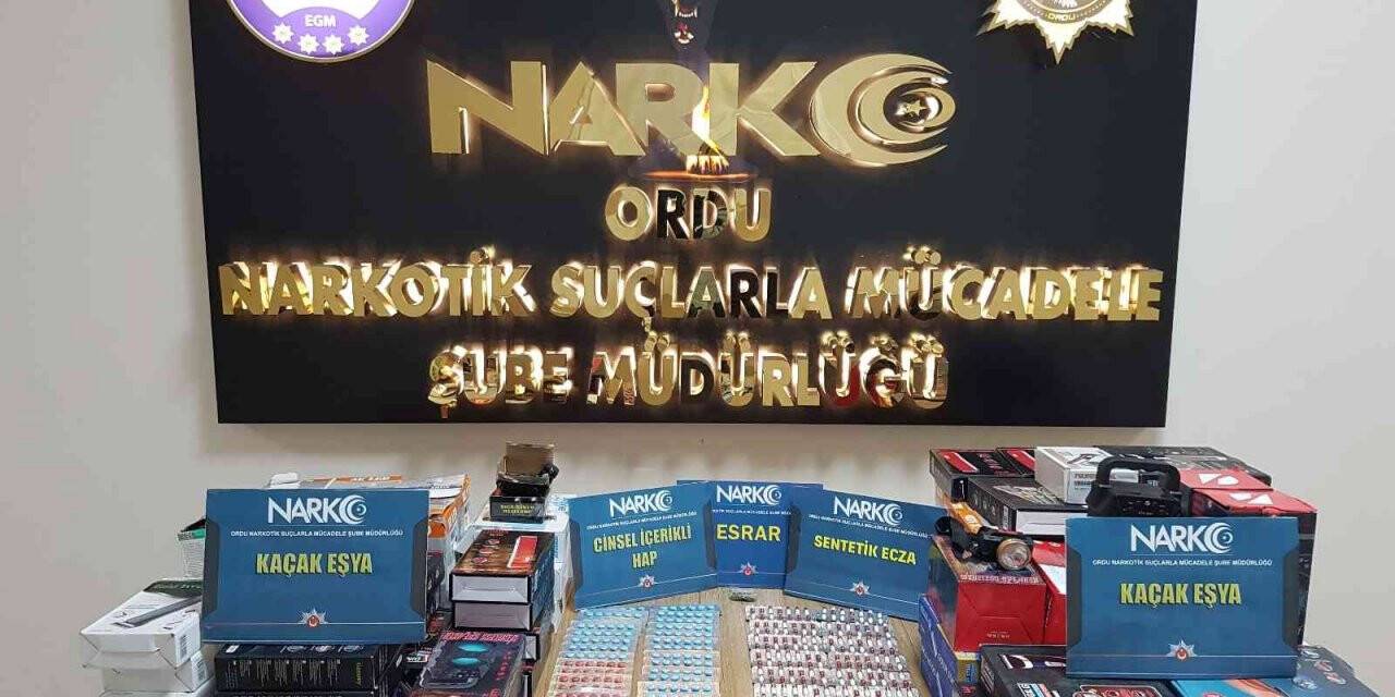 Ordu’da uyuşturucu ticareti yapanlara operasyon