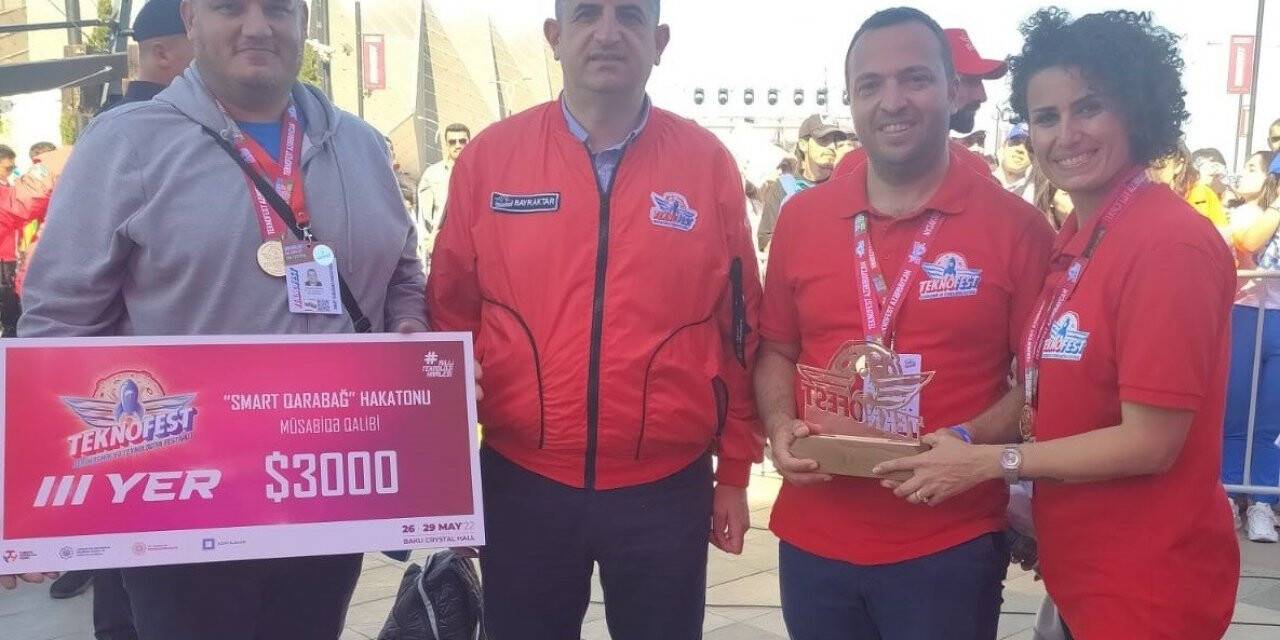 Azerbaycan’da düzenlenen TEKNOFEST’ten İzmir’e ödül