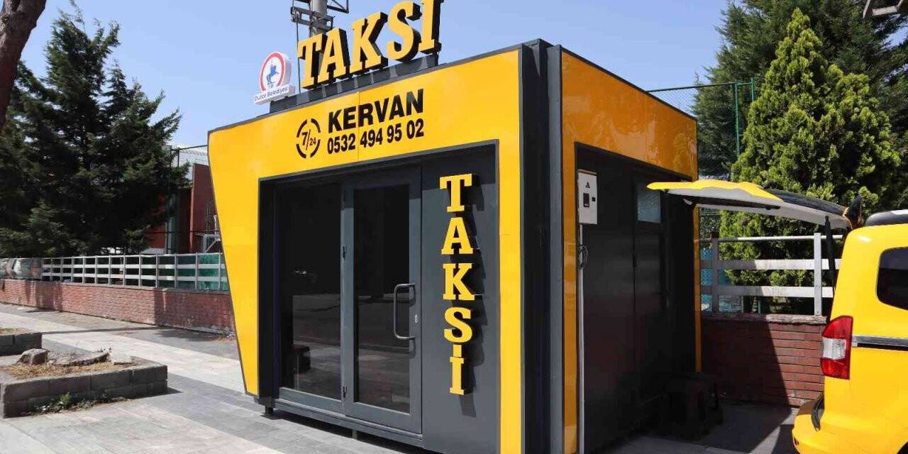 Düzce’de taksi durakları yenileniyor