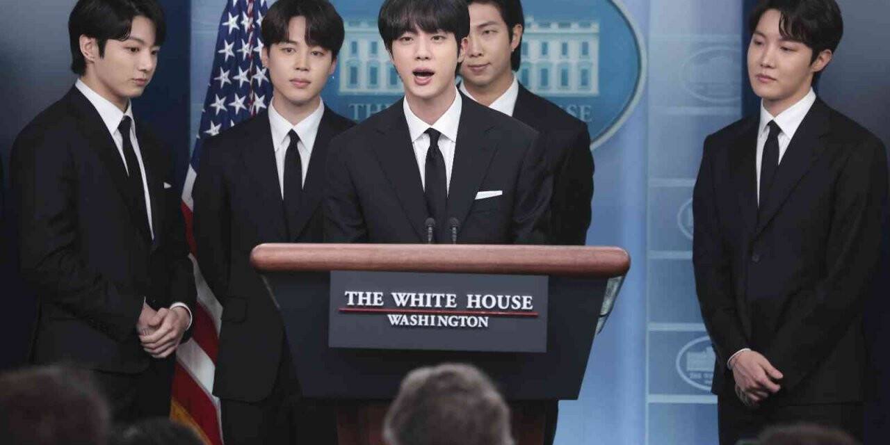 K-pop grubu BTS, Beyaz Saray’da Asya karşıtı nefret suçlarına dikkat çekti