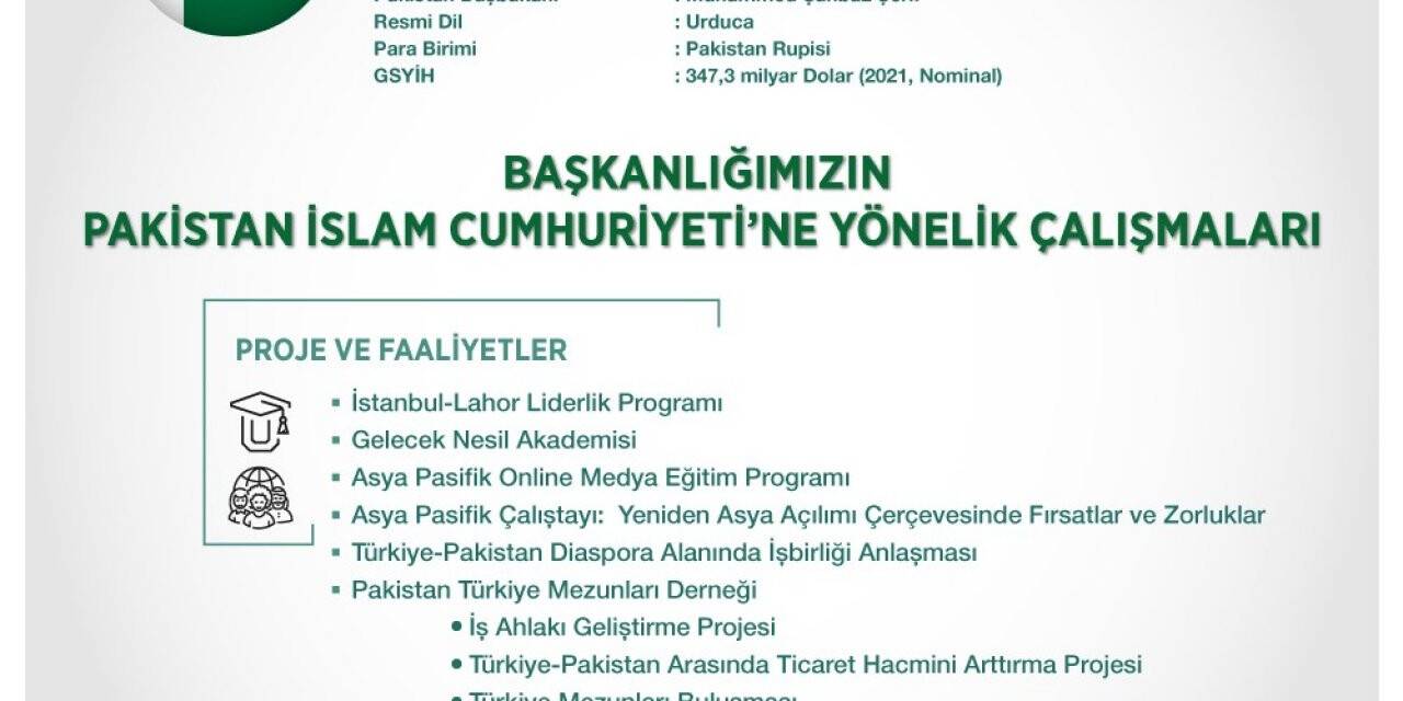YTB projeleri kardeş ülke Pakistan ile bağları güçlendiriyor