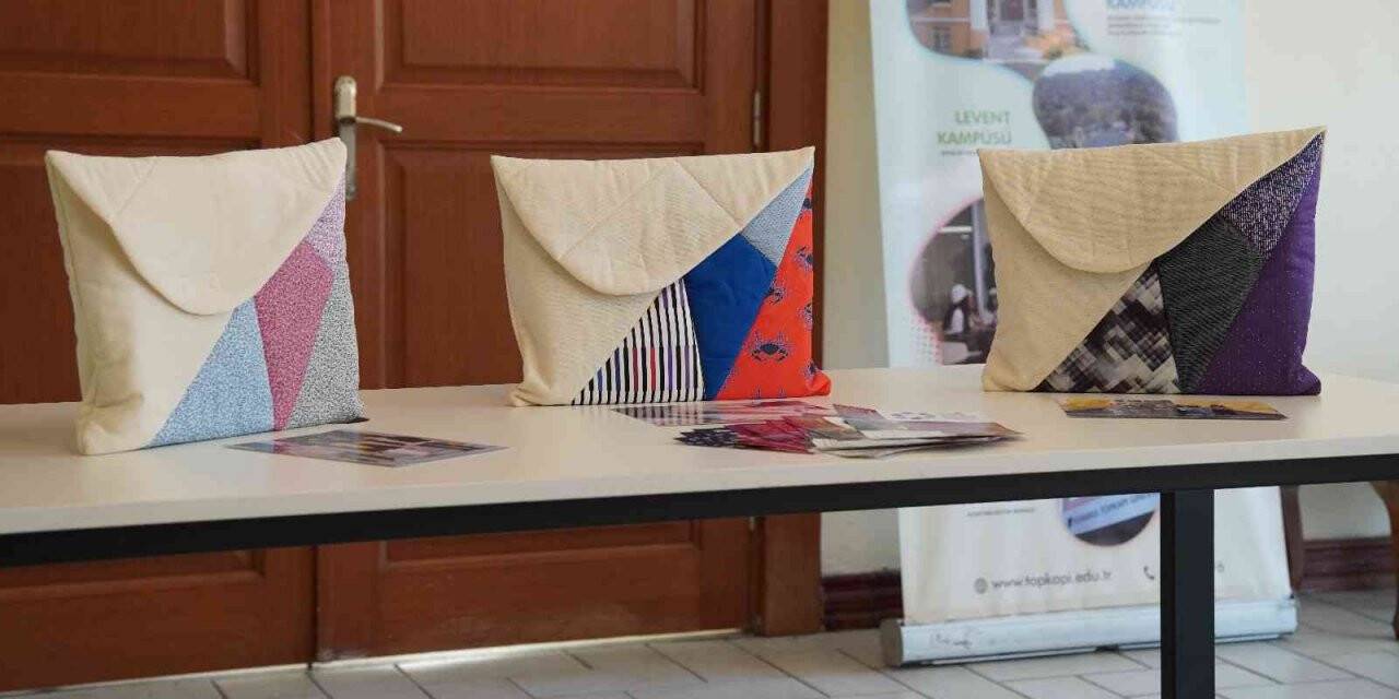 Atıklar çanta oldu, karbon ayak izine dikkat çekildi