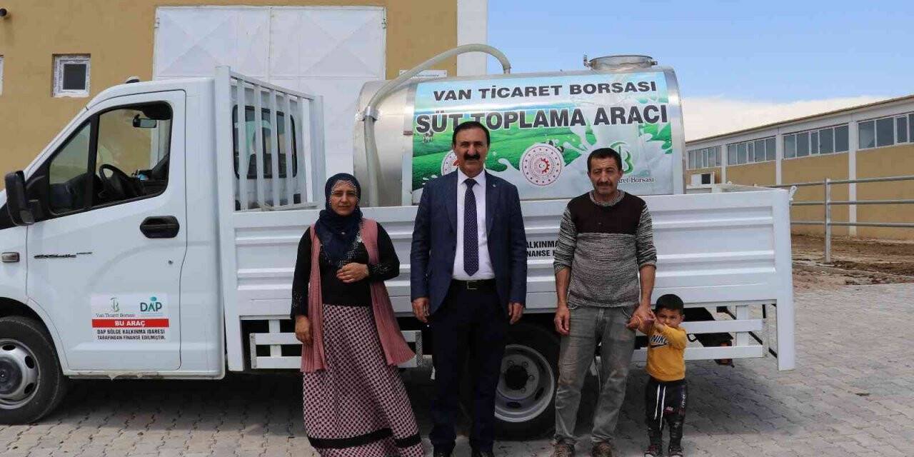 VANTB Başkanı Süer ile çiftçilerin yüzü gülüyor