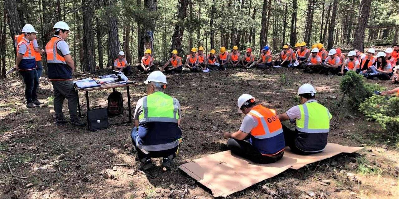 Emet’te üretim, standardizasyon ve iş güvenliği tatbikatı