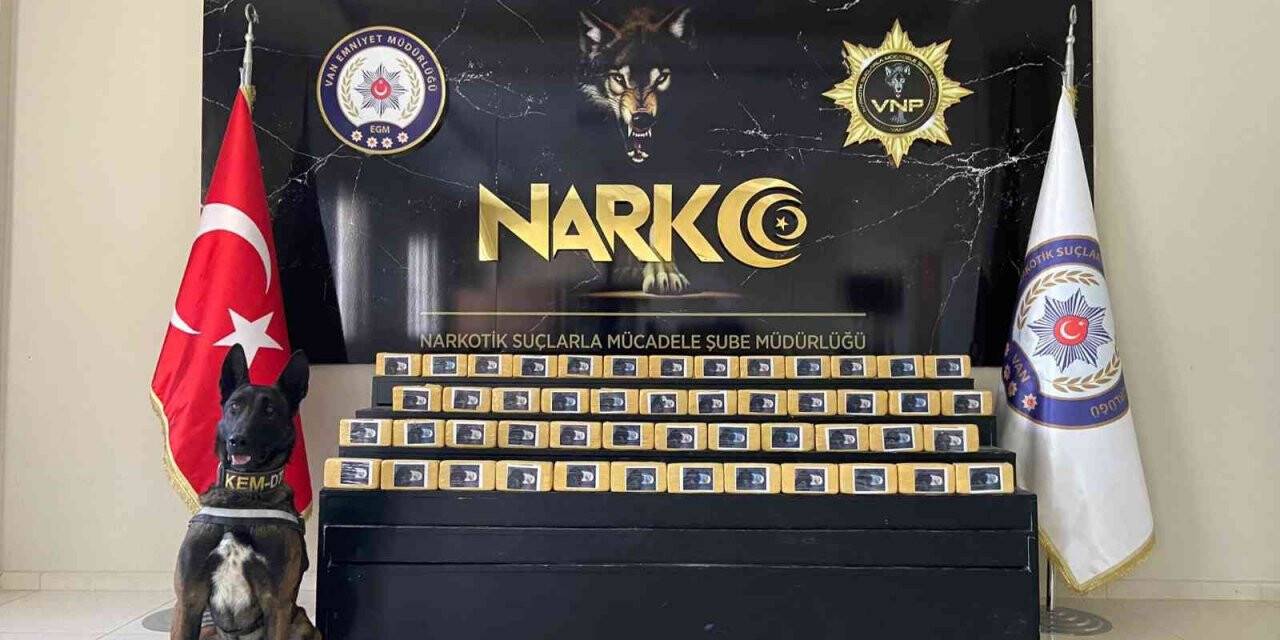 Van’da 27 kilo 100 gram eroin ele geçirildi