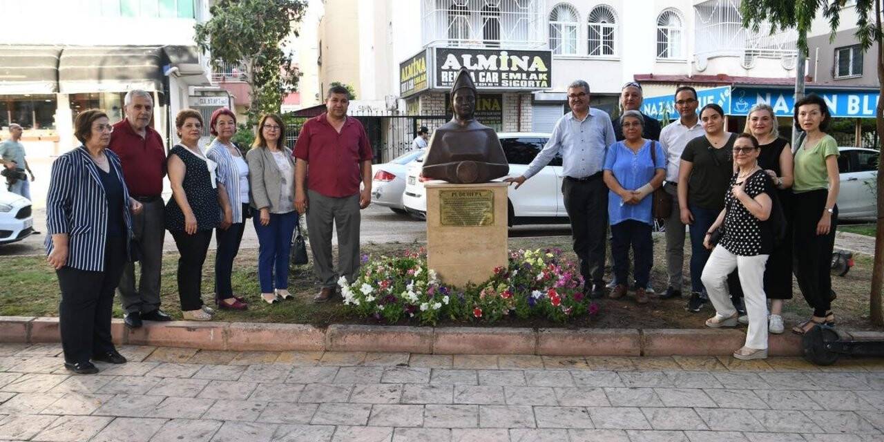 Çukurova Belediyesinden park ve heykel açılışı