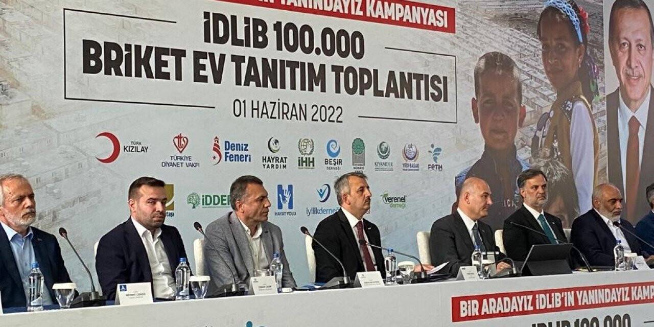İçişleri Bakanı Soylu: “100 bin briket ev hedefine adım atıyoruz”