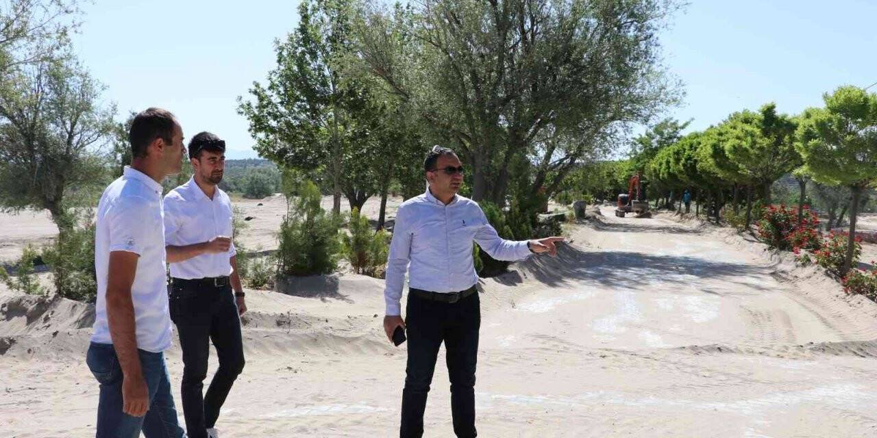 Bedre Plajı yaz sezonu için hazırlanıyor