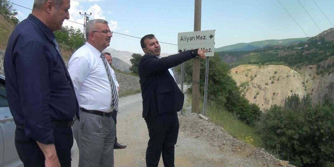 Pütürge’nin yol ve alt yapı sorunları çözülüyor