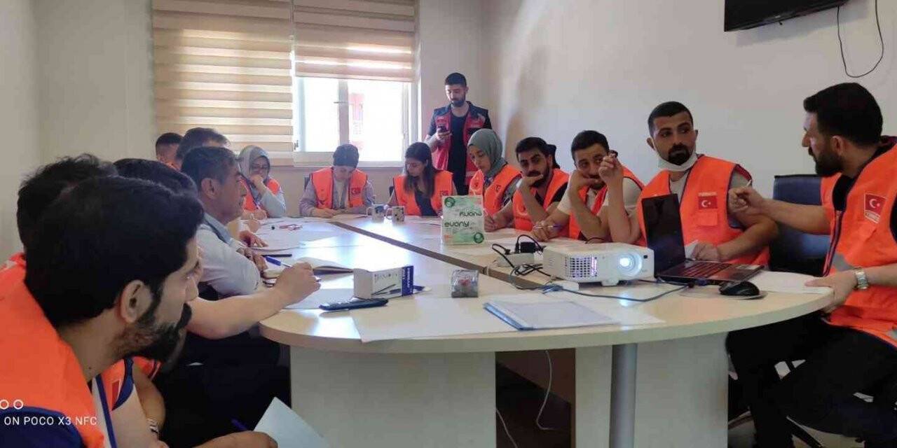 Çukurca Devlet Hastanesinde yangın tatbikatı