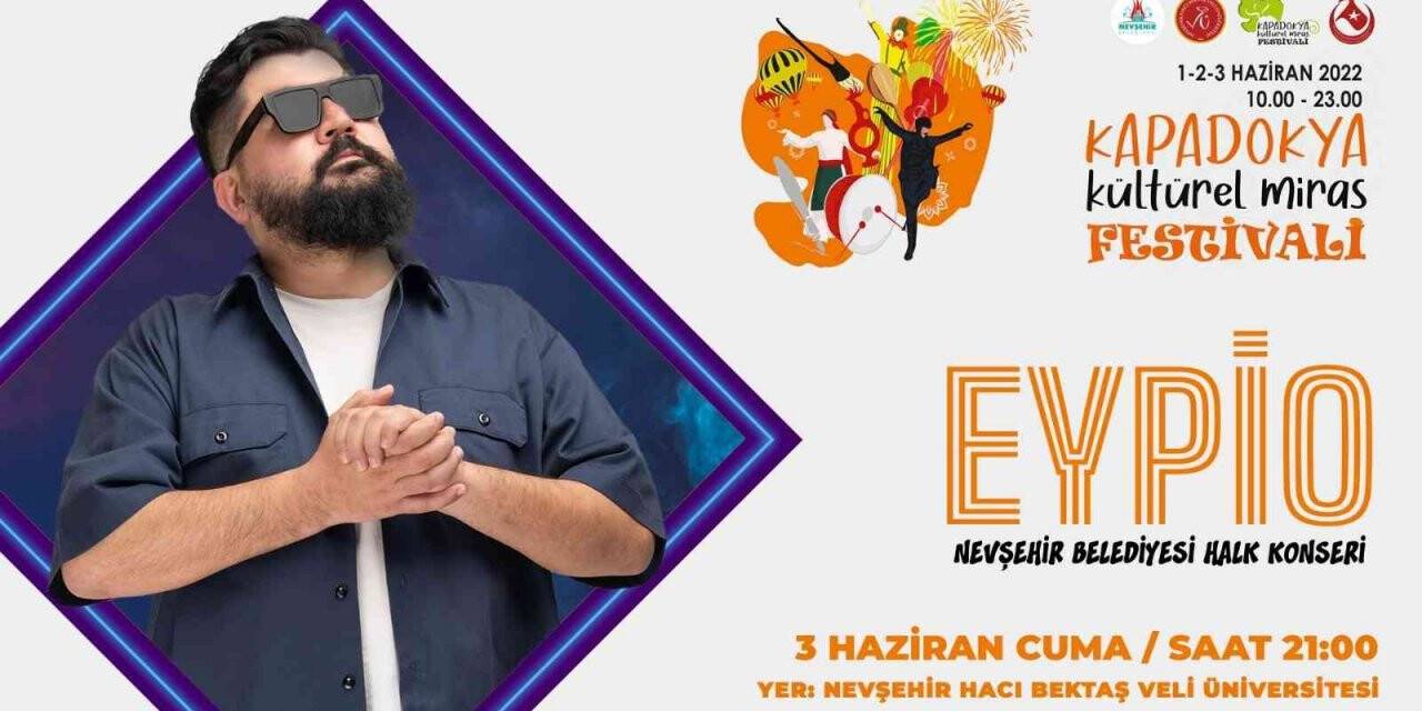 Sanatçı Eypio,  Nevşehir’de sevenleriyle buluşacak