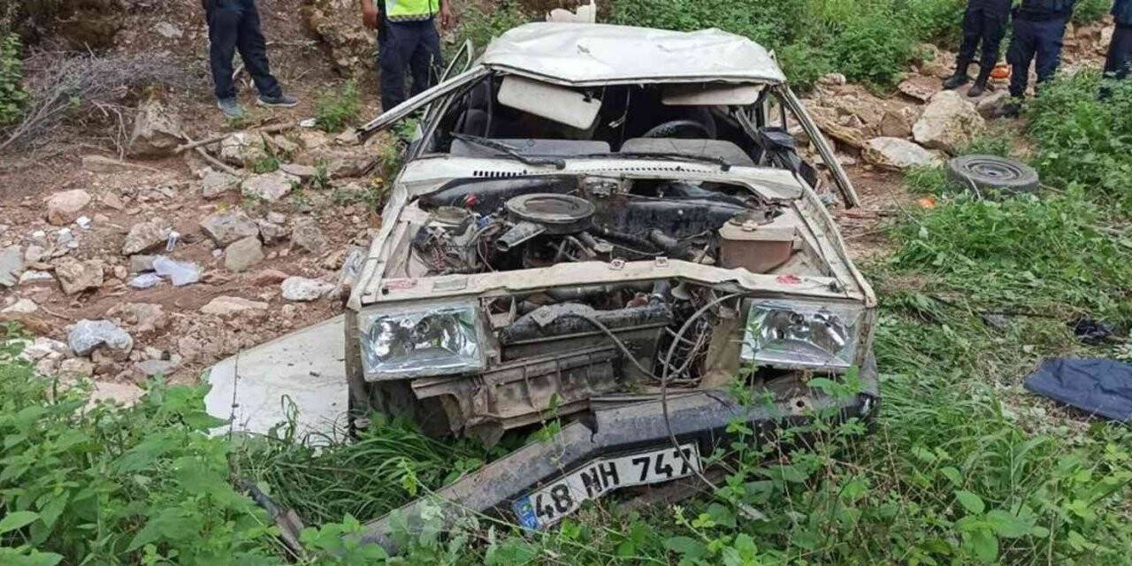 Muğlada trafik kazası 1 ölü, 1yaralı