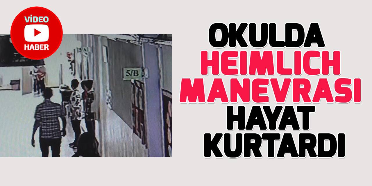 Konya'da nefes borusuna şeker kaçan öğrenciyi öğretmeni kurtardı