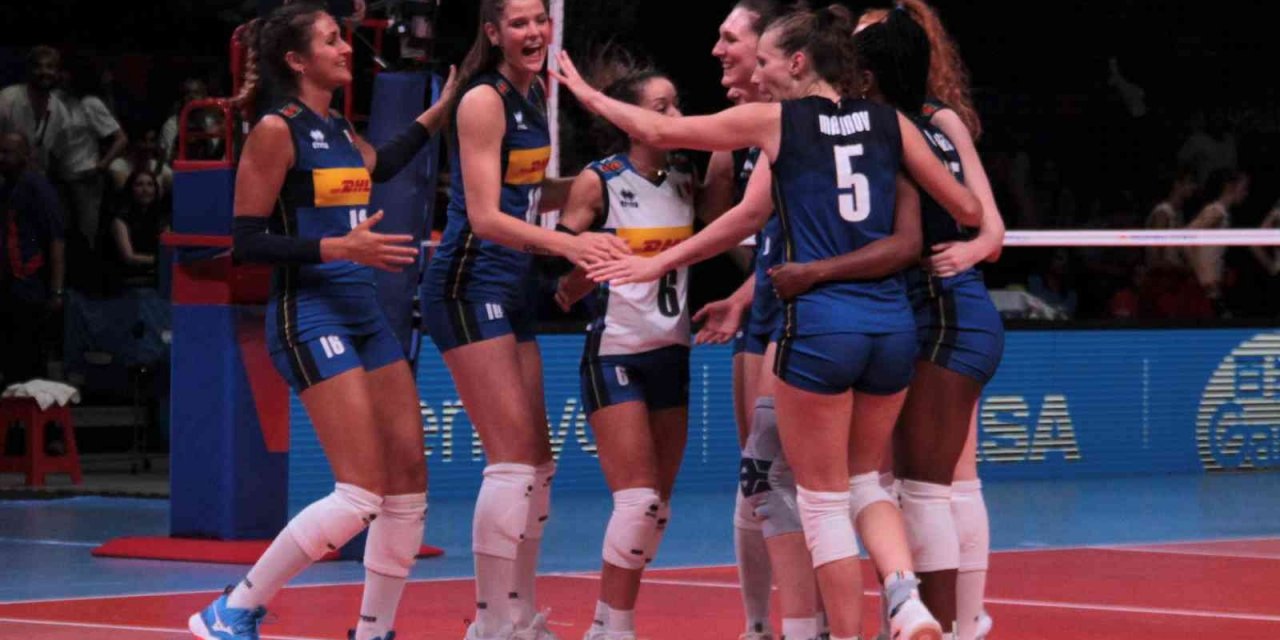 FIVB Milletler Ligi: Belçika: 1 - İtalya: 3