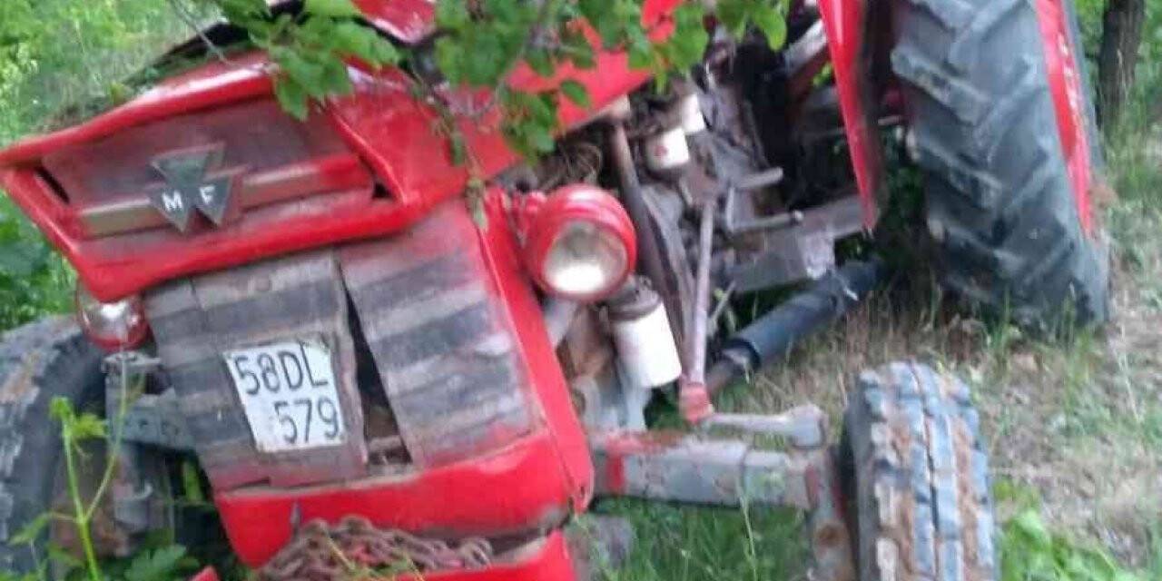 Traktör kazası 1 ölü