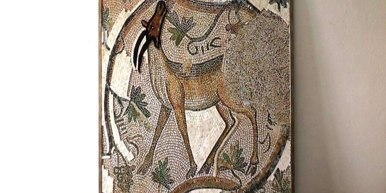 Mozaik taşlarıyla tarih yeniden işleniyor