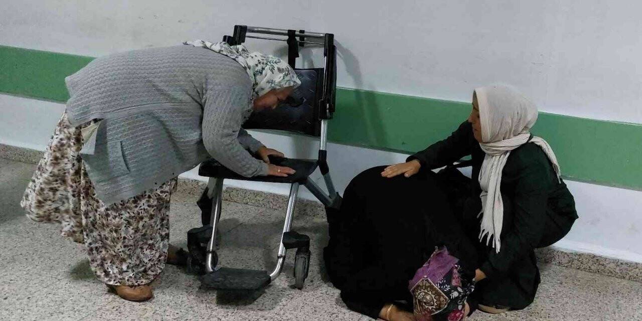 Asker torununun yemin töreninde kalbine yenik düştü