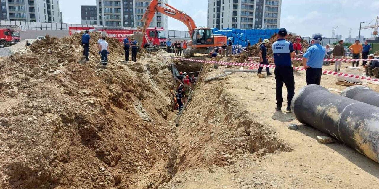 Başakşehir’de inşaat alanında göçük: 1 işçi öldü