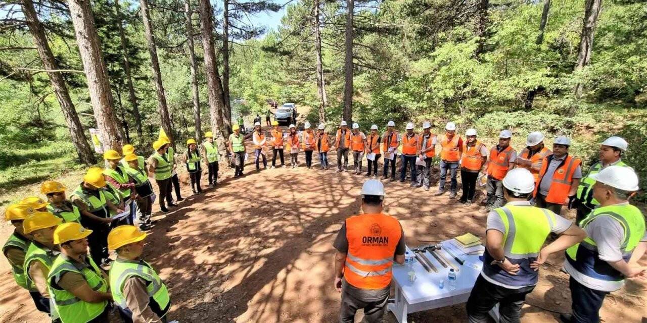 Kütahya’da Üretim çalışmaları ve iş güvenliği tatbikatı