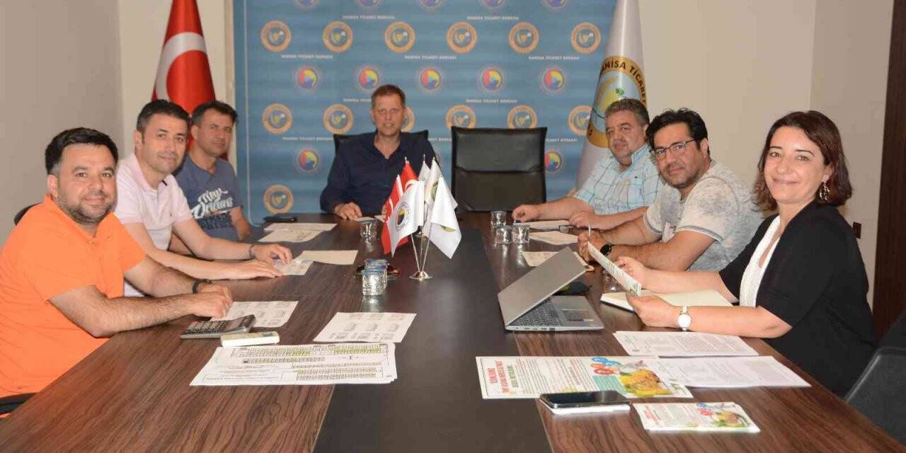 Manisa Ticaret Borsası sektör temsilcileriyle sorun ve çözüm yollarını görüştü