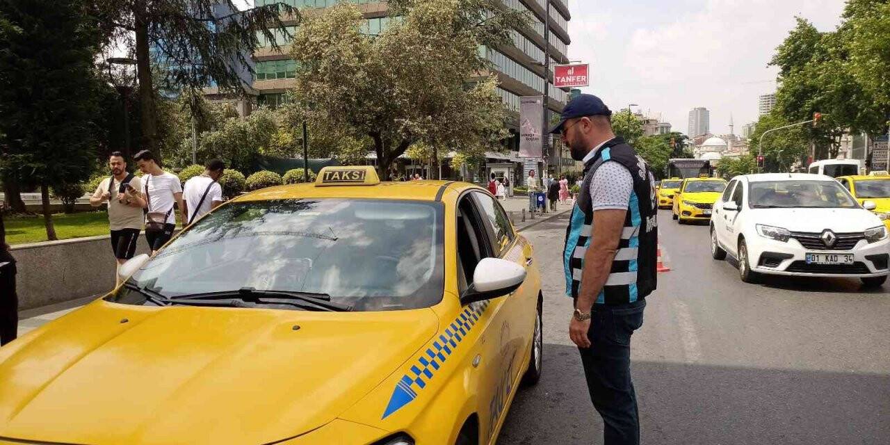 Şişli’de taksi denetimi