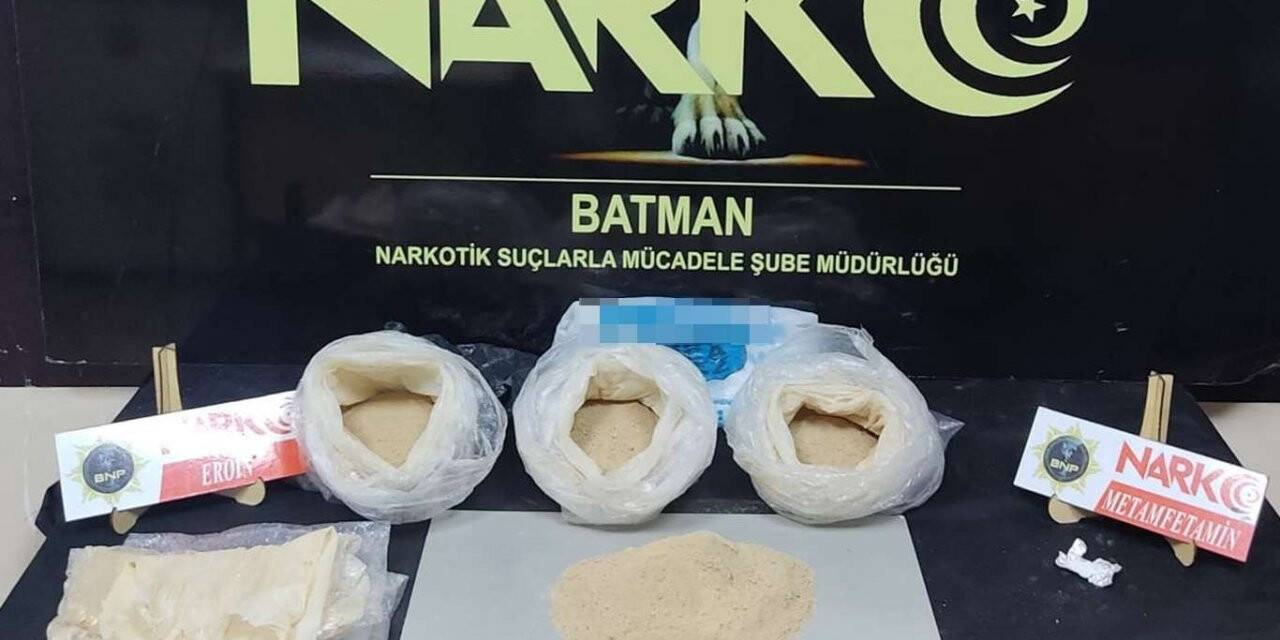 Batman’da uyuşturucu operasyonu: 6 tutuklama
