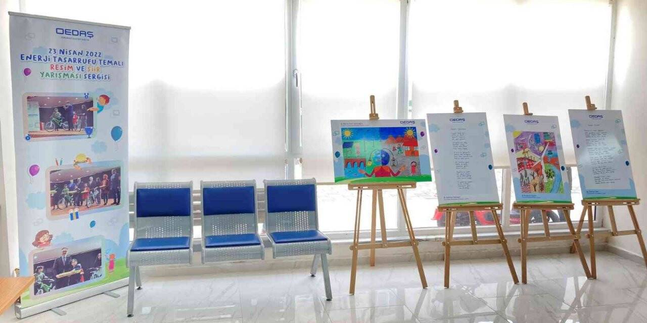 Genç yeteneklerin eserleri OEDAŞ’ta sergileniyor