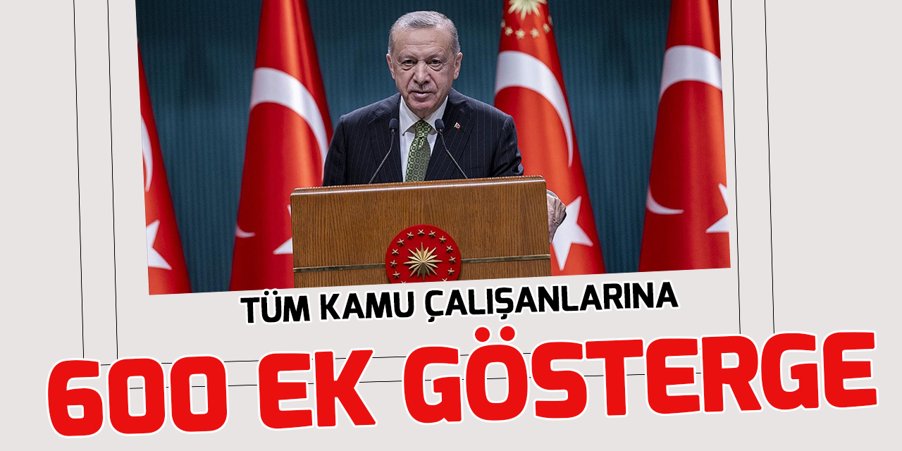 Cumhurbaşkanı Erdoğan, 3600 ek gösterge düzenlemesinin detaylarını açıkladı