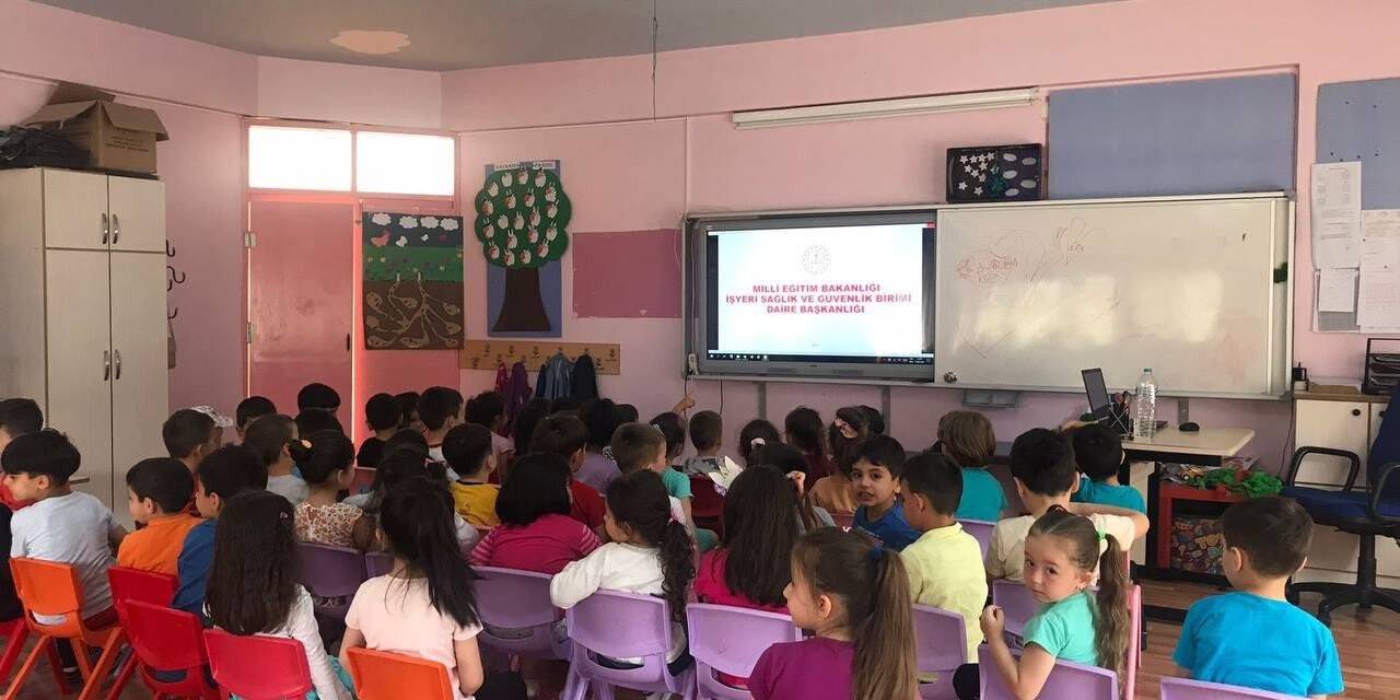 Anaokul ve ilkokul öğrencilerine çevre ve iklim değişikliği anlatıldı