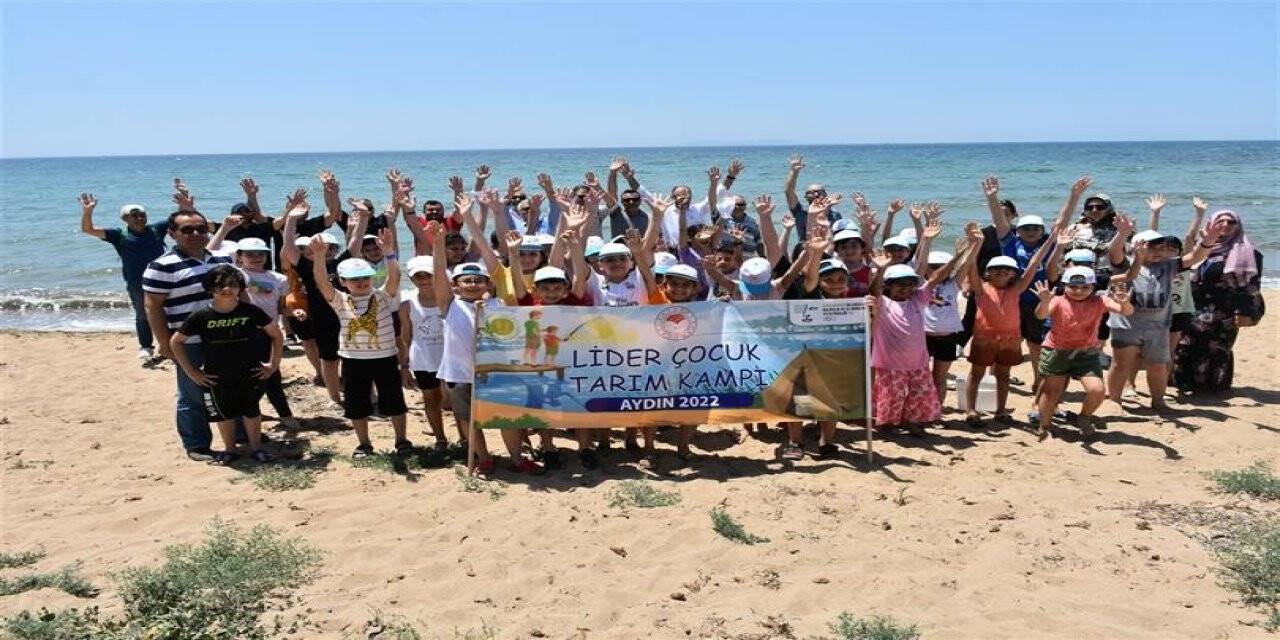 Aydınlı öğrenciler ’Lider Çocuk Tarım Kampı’nda buluştu