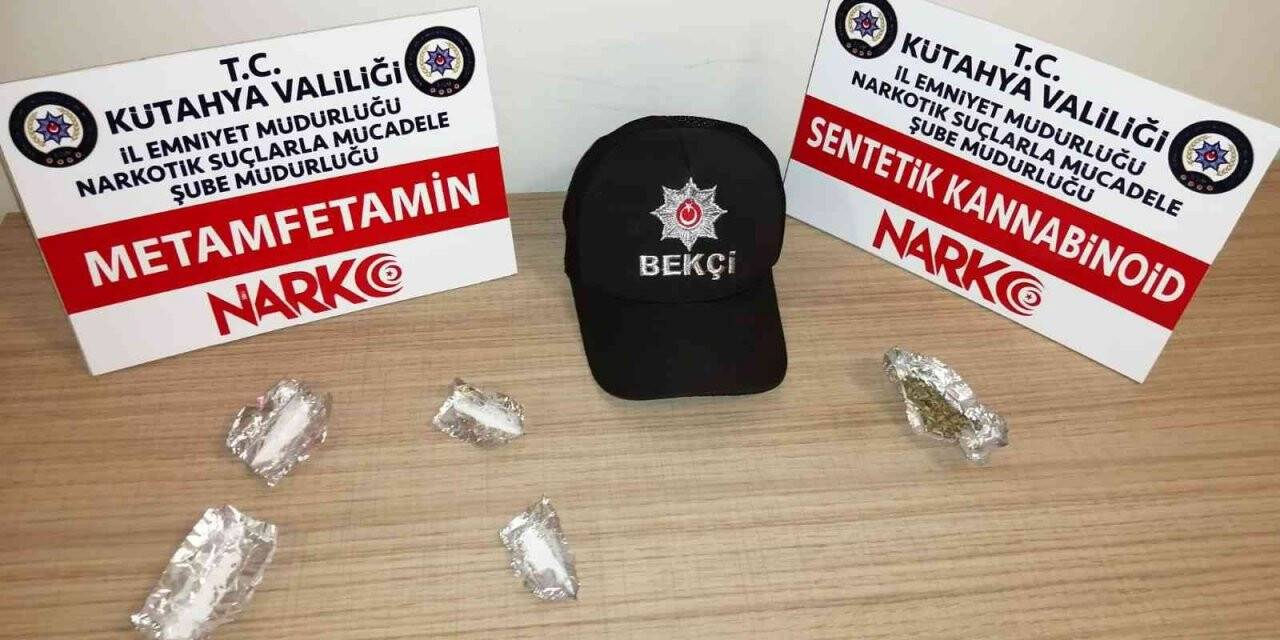 Kütahya’da bir kişinin üzerinde uyuşturucu ele geçirildi