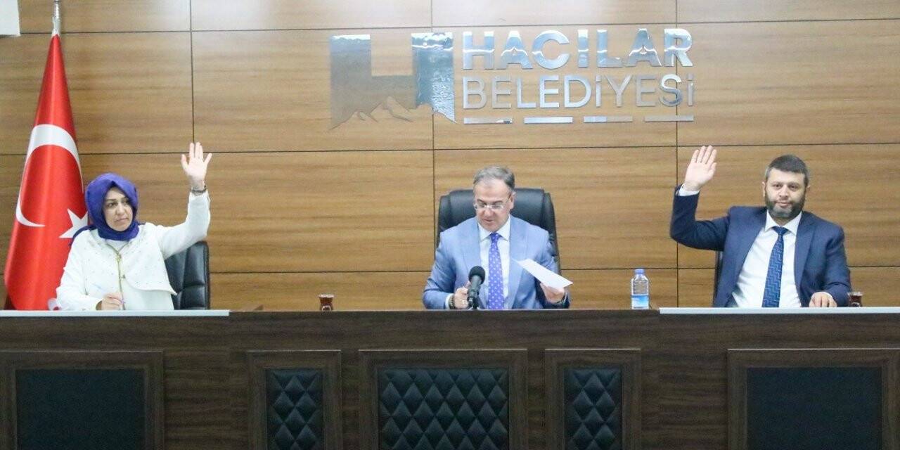 Hacılar Belediye Meclisi Haziran Ayı Toplantısını yaptı
