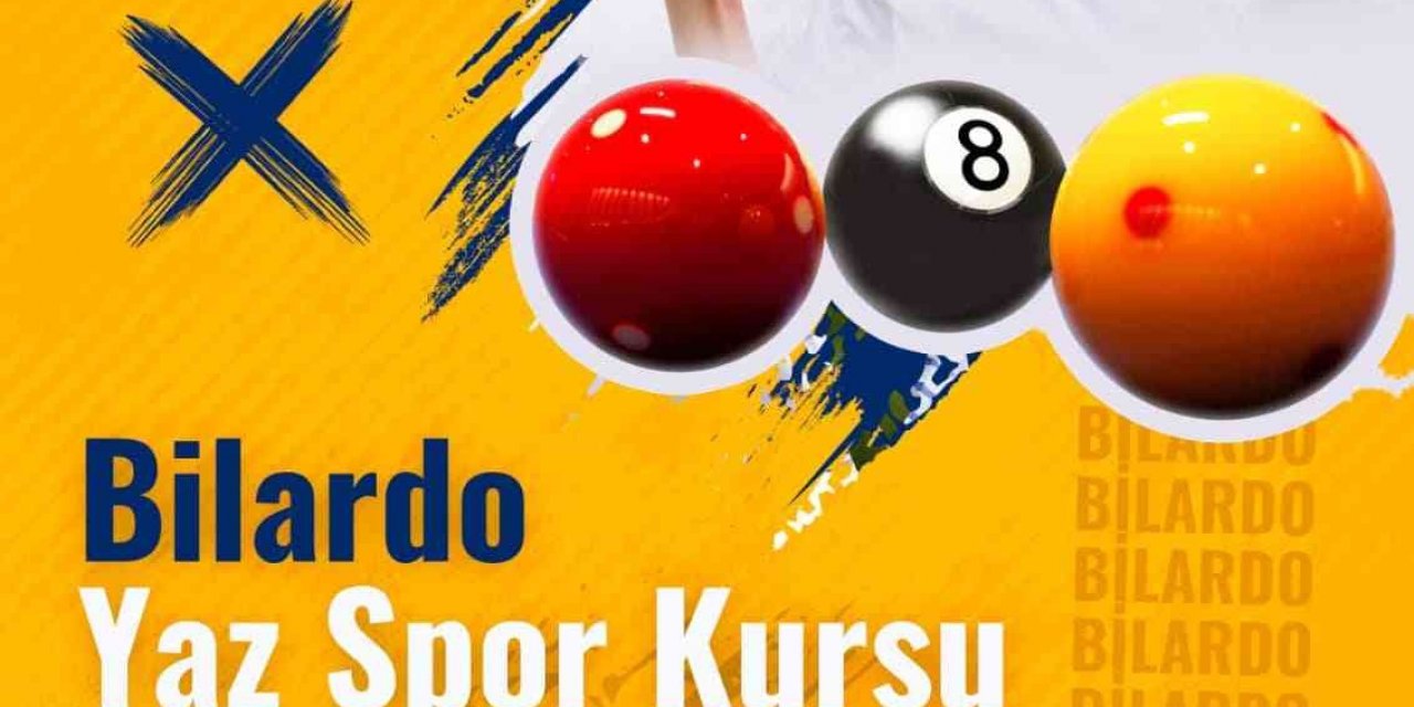 Sinop’ta ‘Bilardo Yaz Spor Kursu’ başlıyor