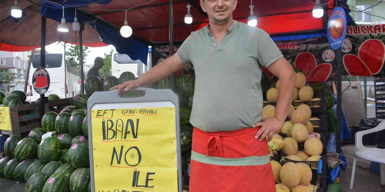 Vatandaşlar nakit taşımayınca karpuzcudan pratik fikir