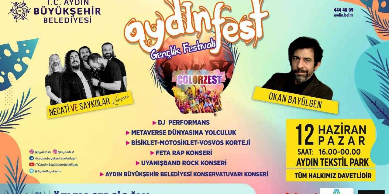 Aydın Büyükşehir Belediyesi gençleri Aydınfest’te buluşturuyor