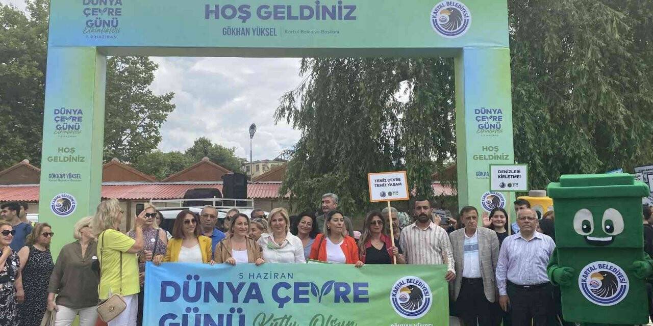 Kartal’da ’Dünya Çevre Günü’nde çevre için yürüdüler