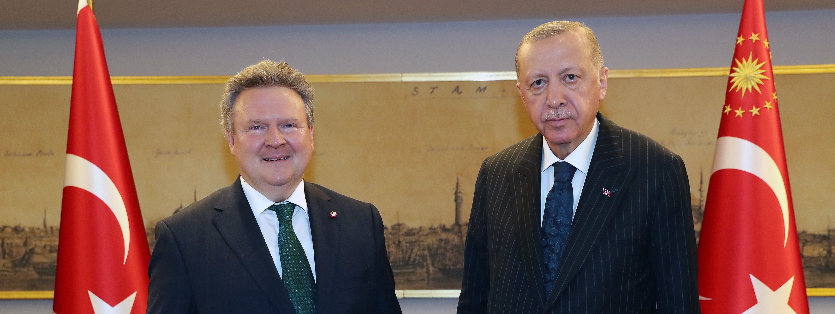 Cumhurbaşkanı Erdoğan, Viyana Eyalet ve Belediye Başkanı Ludwig'i kabul etti