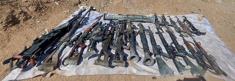 Pençe-Kilit Operasyonu bölgesinde çok sayıda silah ve mühimmat ele geçirildi