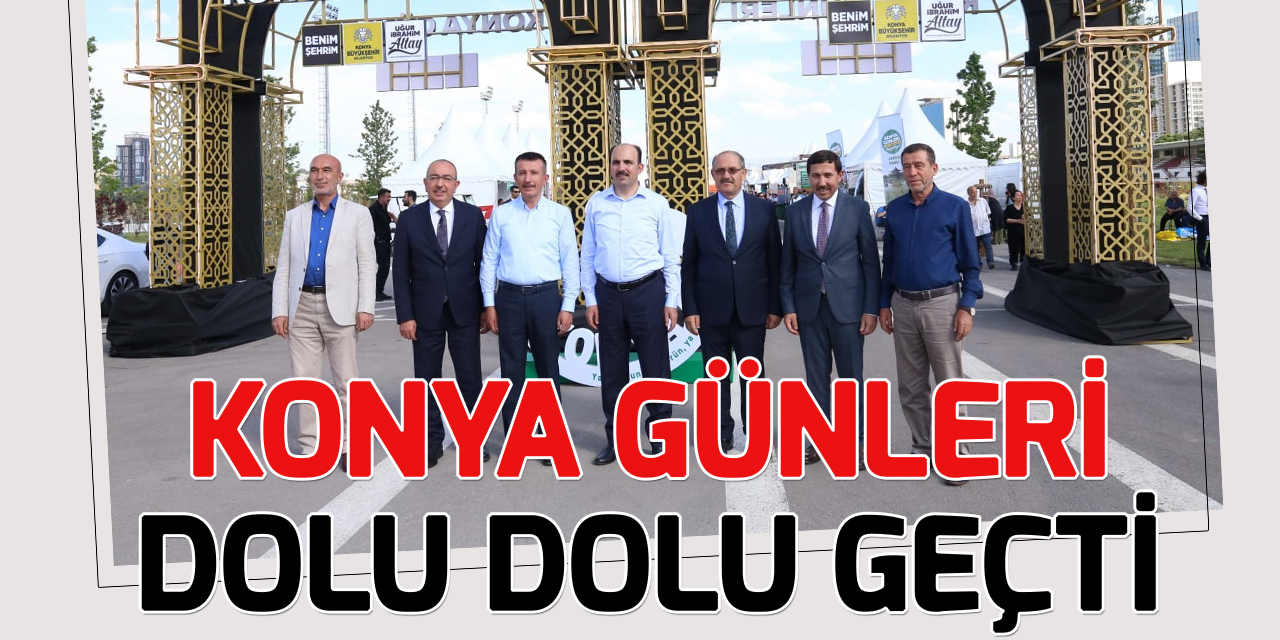 Ankara'daki Konya Günleri tamamlandı