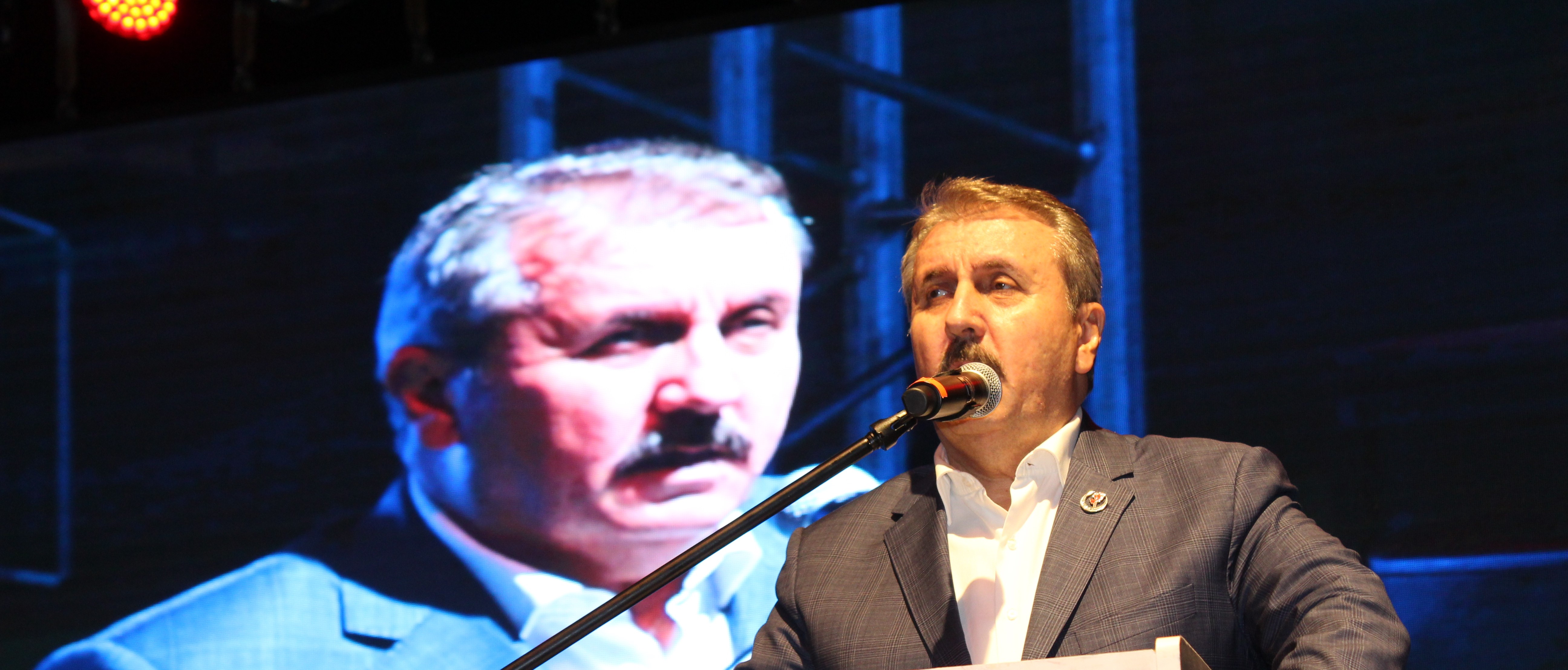 BBP Genel Başkanı Mustafa Destici Çumra'da Birlik Vakti programına katıldı.