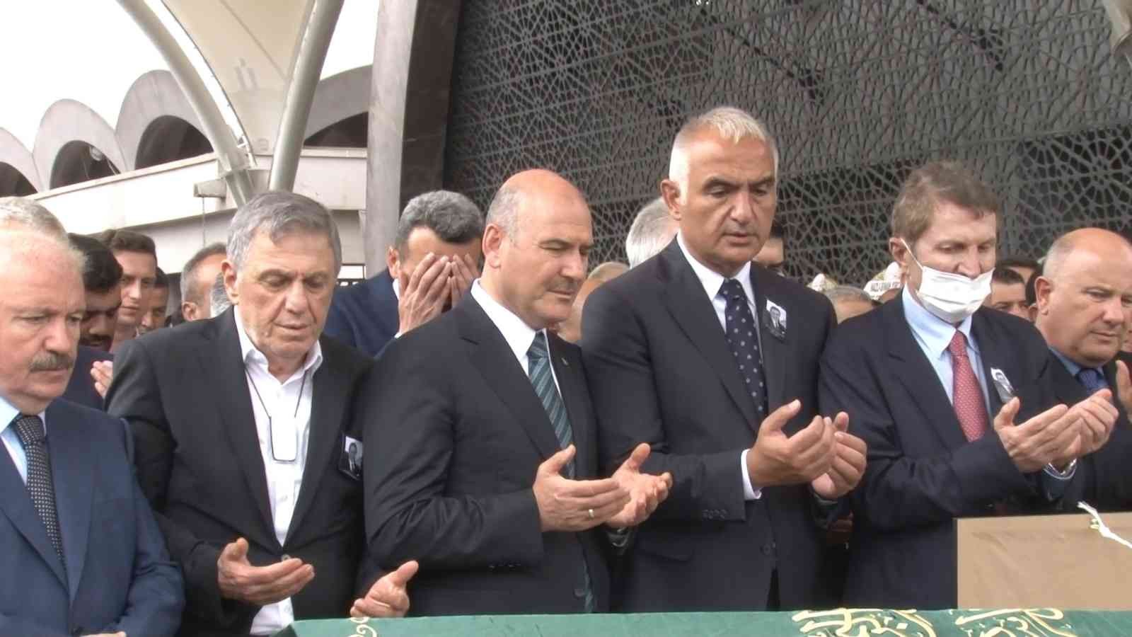 Süleyman Soylu ve Mehmet Nuri Ersoy, Nurettin Özaltın’ın cenazesine katıldı