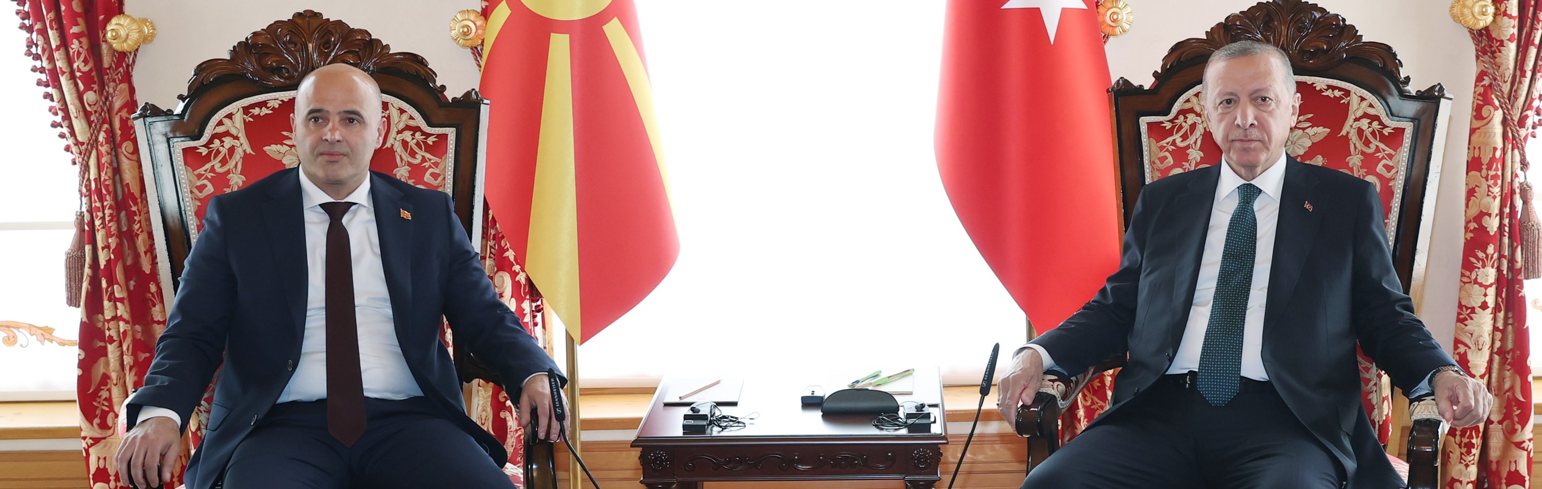 Cumhurbaşkanı Erdoğan, Kuzey Makedonya Başbakanı Kovaçevski'yi kabul etti