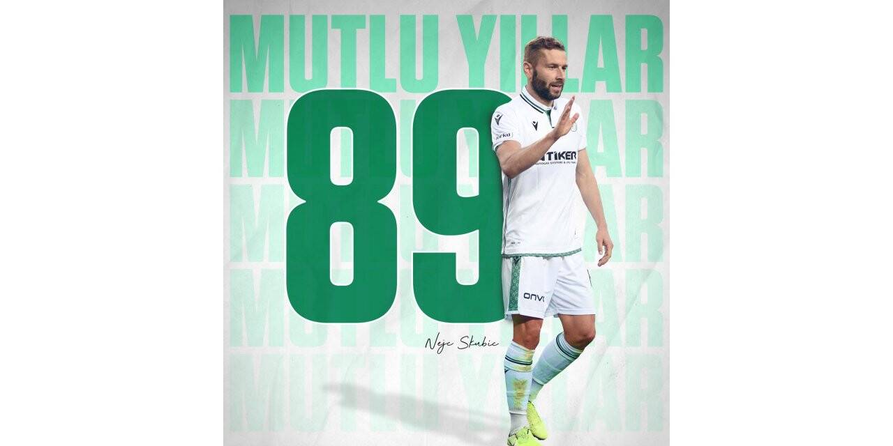 Konyaspor Skubic'i unutmadı